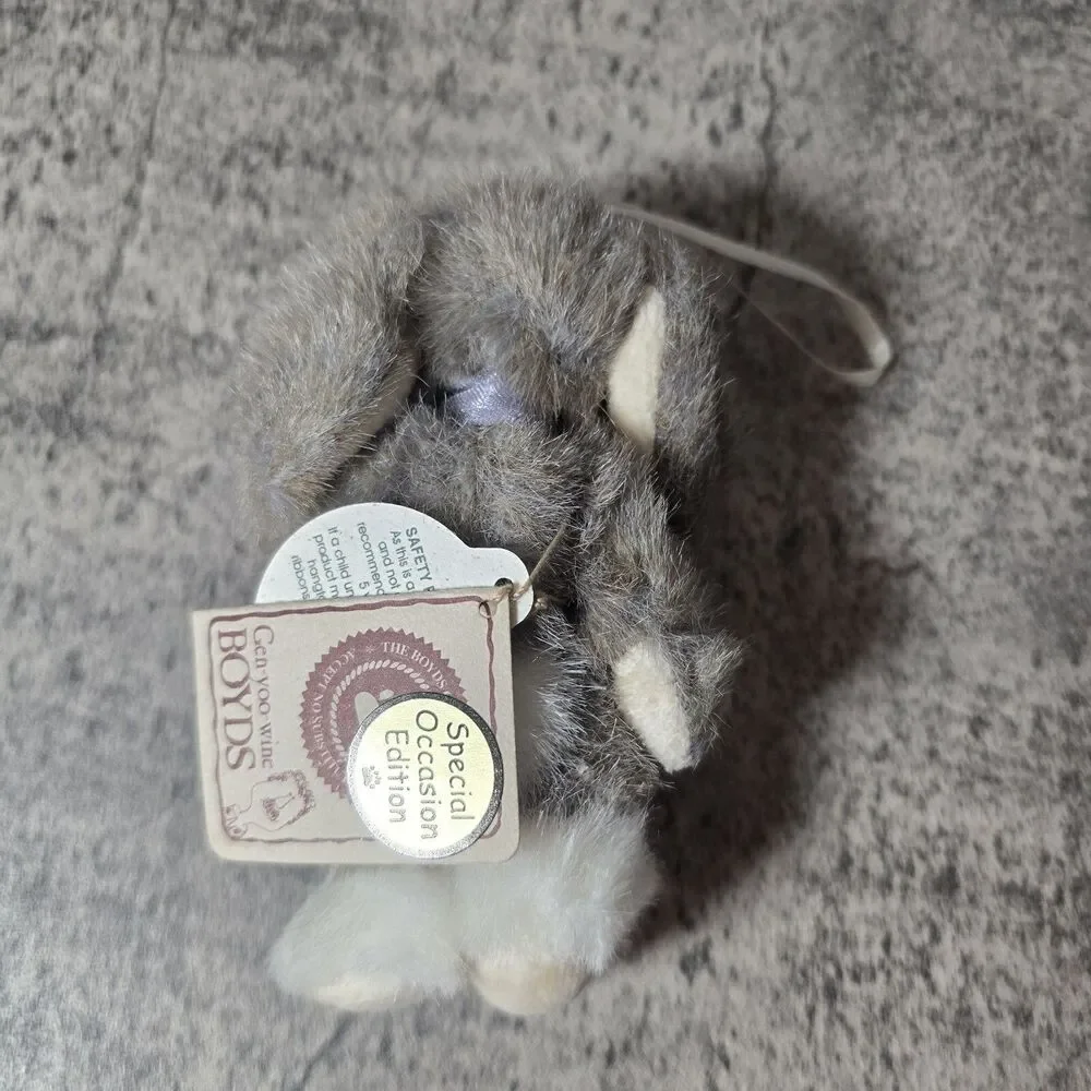 Boyds Bear Mini Skip Hopsey Archive Collection #81506 Jointed Bunny Ornament